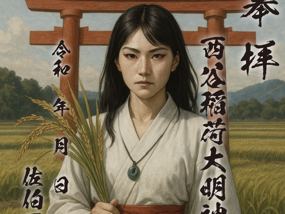 2匹の眷属と西谷稲荷大明神